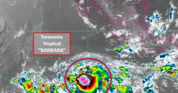 Tormenta tropical "Bárbara" se forma al sur de costas de Jalisco