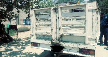 Recuperan camioneta robada y detienen a los 2 presuntos ladrones