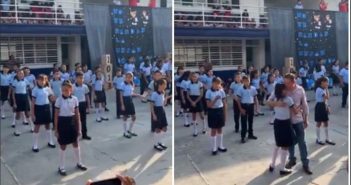Papá "salva" a su hija en plena graduación; VIDEO