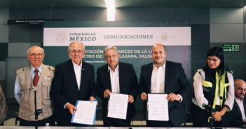 Firman proyecto para concluir Linea 4 del Tren Ligero