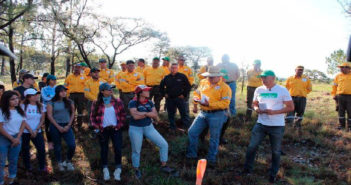 Ciudadanos plantan 230 árboles en reforestación del Bosque La Primavera