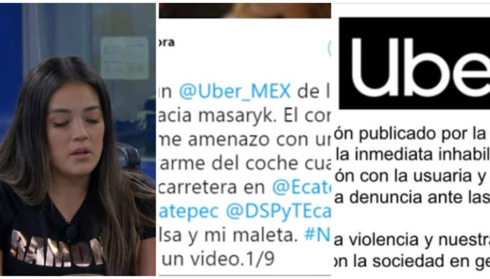 Conductor de Uber secuestra y apunta un arma a la cabeza de una mujer