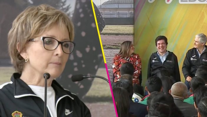 Funcionaria felicita a atleta sin brazos por "brazadas" en natación