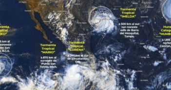 'Lorena' se fortalece y amenaza las costas del Pacífico