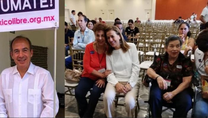 Solo 150 personas fueron a la conferencia con Calderón