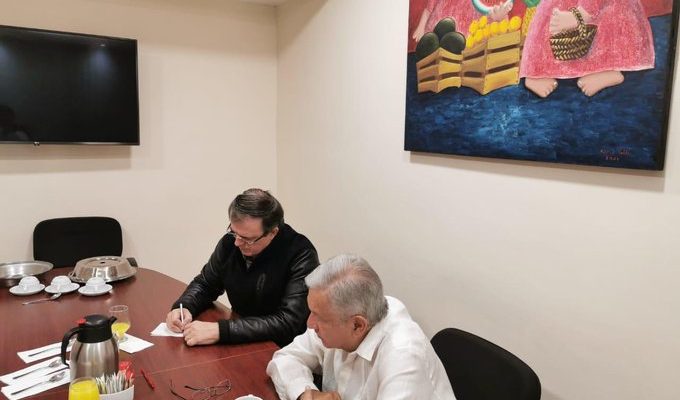 Propone AMLO a Trump estrategia para tráfico de armas