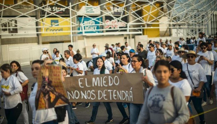 Marchan en Culiacán para pedir paz tras balaceras