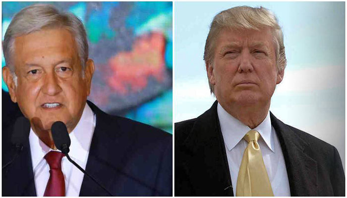 Ofrece Trump ayuda a AMLO para combatir al crimen organizado