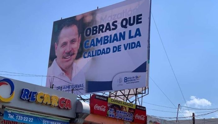 Jaime Cuevas se promueve en Tepic con dinero de los bahiabanderenses