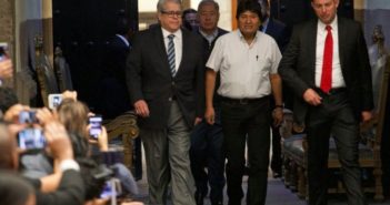 Ex escoltas de Peña Nieto cuidan a Evo Morales