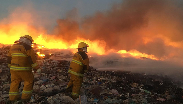Basurero de Compostela sufre incendio por quinta vez en tres meses