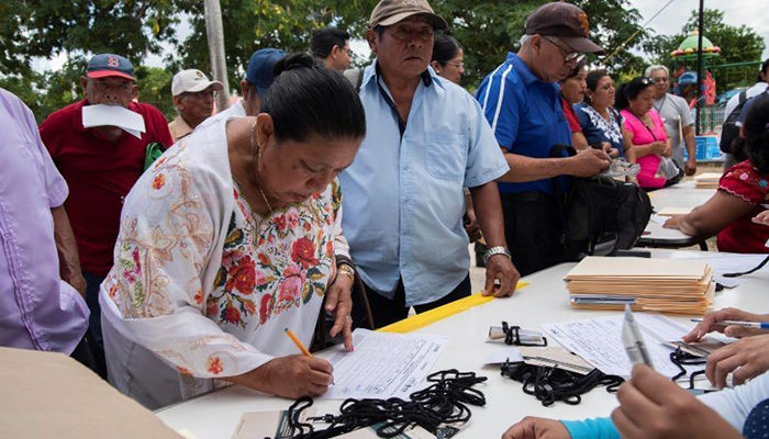 Realizan consulta del Tren Maya en cinco estados; no fue votación secreta