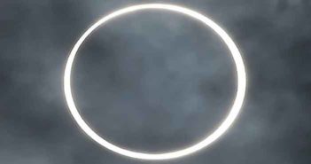 En Asia pudieron observar el eclipse 'anillo de fuego'