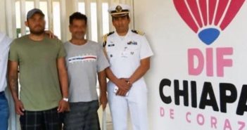 Pescadores de Nayarit son rescatados en Chiapas