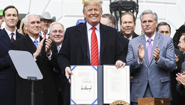 Firma Donald Trump acuerdo T-MEC, el nuevo TLCAN