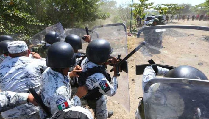 López Obrador rechaza que GN esté usando la fuerza en frontera sur