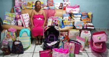 Nadie asiste a su baby shower; se hace viral y le entregan cientos de regalos