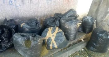 Abandonan 20 bolsas negras en Guadalajara llenas de mariguana