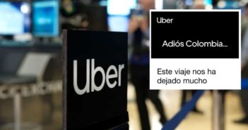 Oficialmente Uber deja Colombia, es el primer caso en Latinoamérica