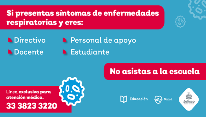 Secretaría de Educación Jalisco no planea cerrar escuelas, todavía