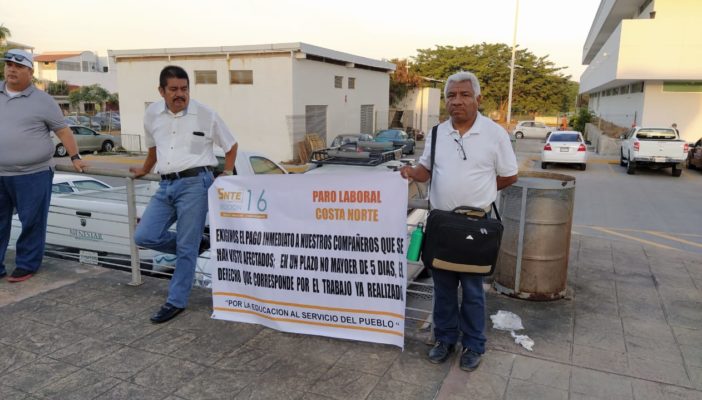 Promete DRSE iniciar pagos de sueldos caídos esta quincena