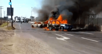 Guanajuato 'sitiado'; operativos provocan narcobloqueos