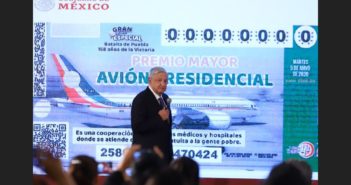 Llama el presidente a la gente a que compre cachitos