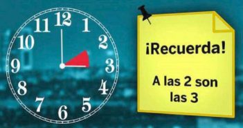 RECORDATORIO: Este domingo inicia el horario de verano