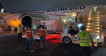 Llega a México quinto avión con insumos médicos desde China