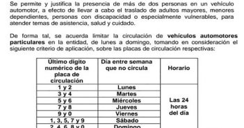 Este lunes inicia el 'hoy no circula' en Nayarit
