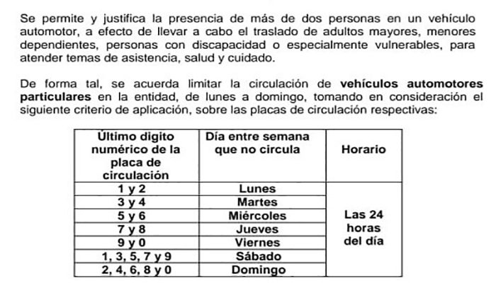 Este lunes inicia el 'hoy no circula' en Nayarit