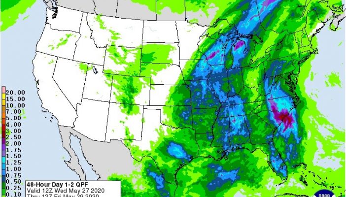 Se forma la tormenta tropical "Bertha" en costas de Carolina del Sur