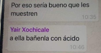 Exhiben a funcionario que pide bañar con ácido a mujer