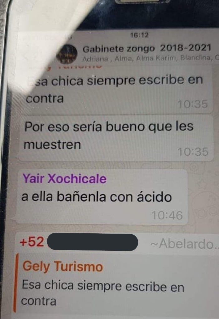Exhiben a funcionario que pide bañar con ácido a mujer 1 Exhiben a funcionario que pide bañar con ácido a mujer