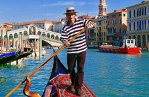 Regresan las góndolas a Venecia, a pesar de no haber turistas