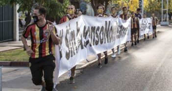 Jugadores de Leones Negros se manifiestan por eliminación del ascenso
