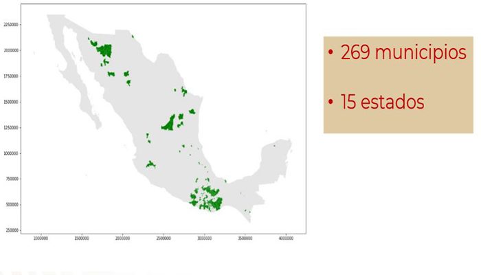 Solo hay 12 'municipios esperanza' en Jalisco