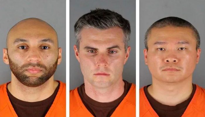 Fijan fianza de 750 mil dólares a policías implicados en el asesinato de Floyd