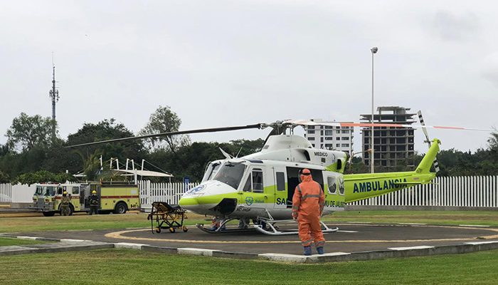 Van 6 personas con Covid-19 trasladadas vía aérea de Vallarta a Guadalajara