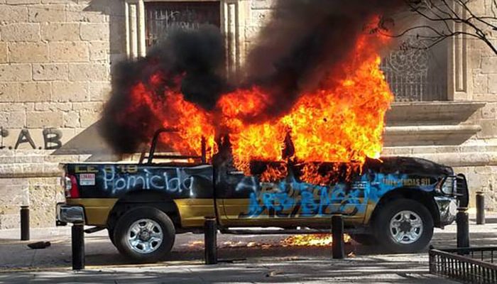 "No me inmiscuyo", responde AMLO a Alfaro por protestas