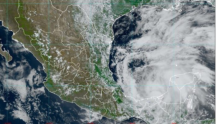 La tormenta tropical "Cristóbal" se forma en el Golfo de México