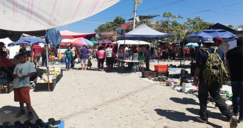 Habitantes de Mojoneras, preocupados por el tianguis
