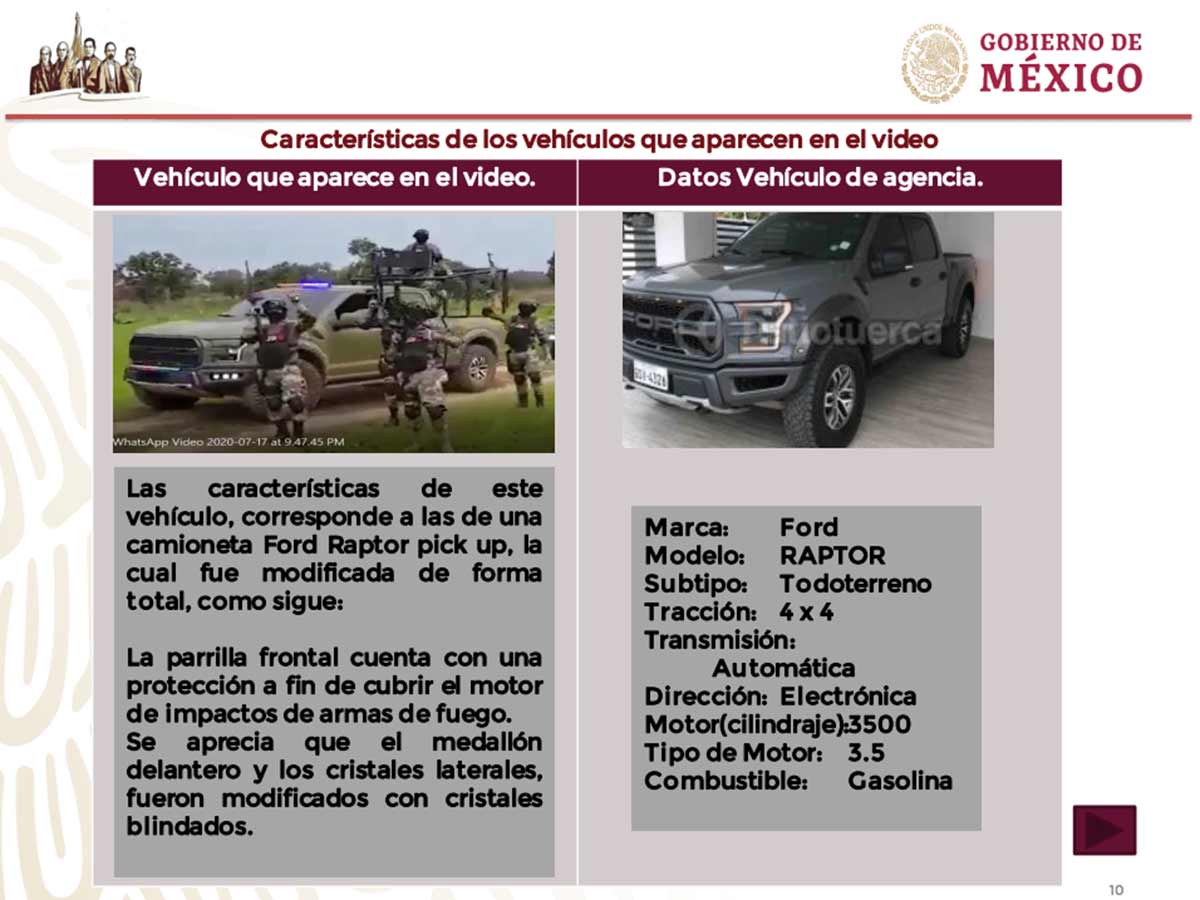 Ya son 3 vehículos identificados como robados en el video del CJNG 1 Ya son 3 vehículos identificados como robados en el video del CJNG