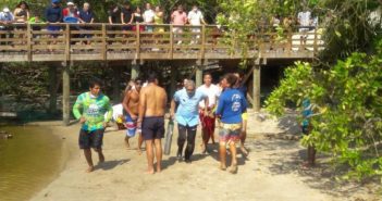 Menor de 6 años grave por ataque de cocodrilo en Guerrero