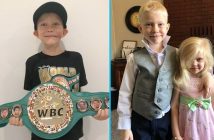 Salvó a su hermana de un perro, CMB le regala cinturón de campeón