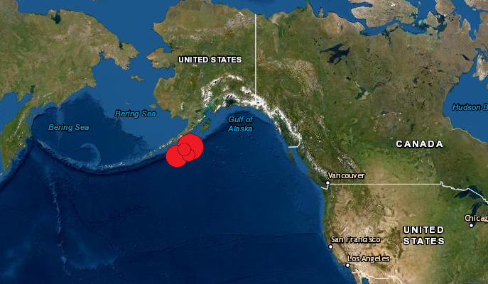 Terremoto de 7.8 en las costas de Alaska provocó una alerta de tsunami