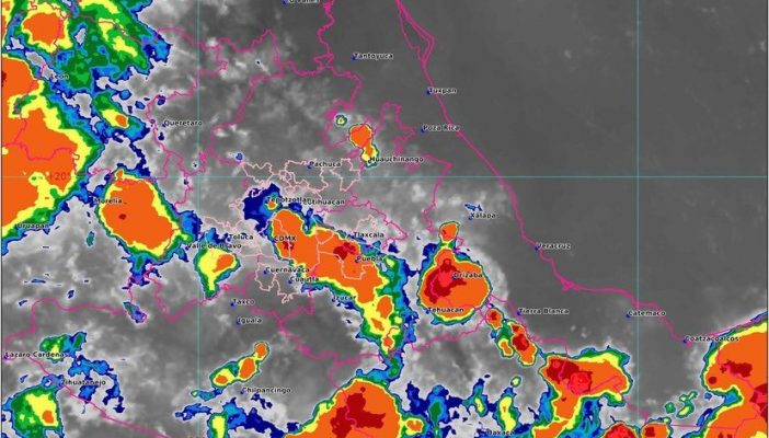 Se esperan lluvias en 30 estados de la República Mexicana