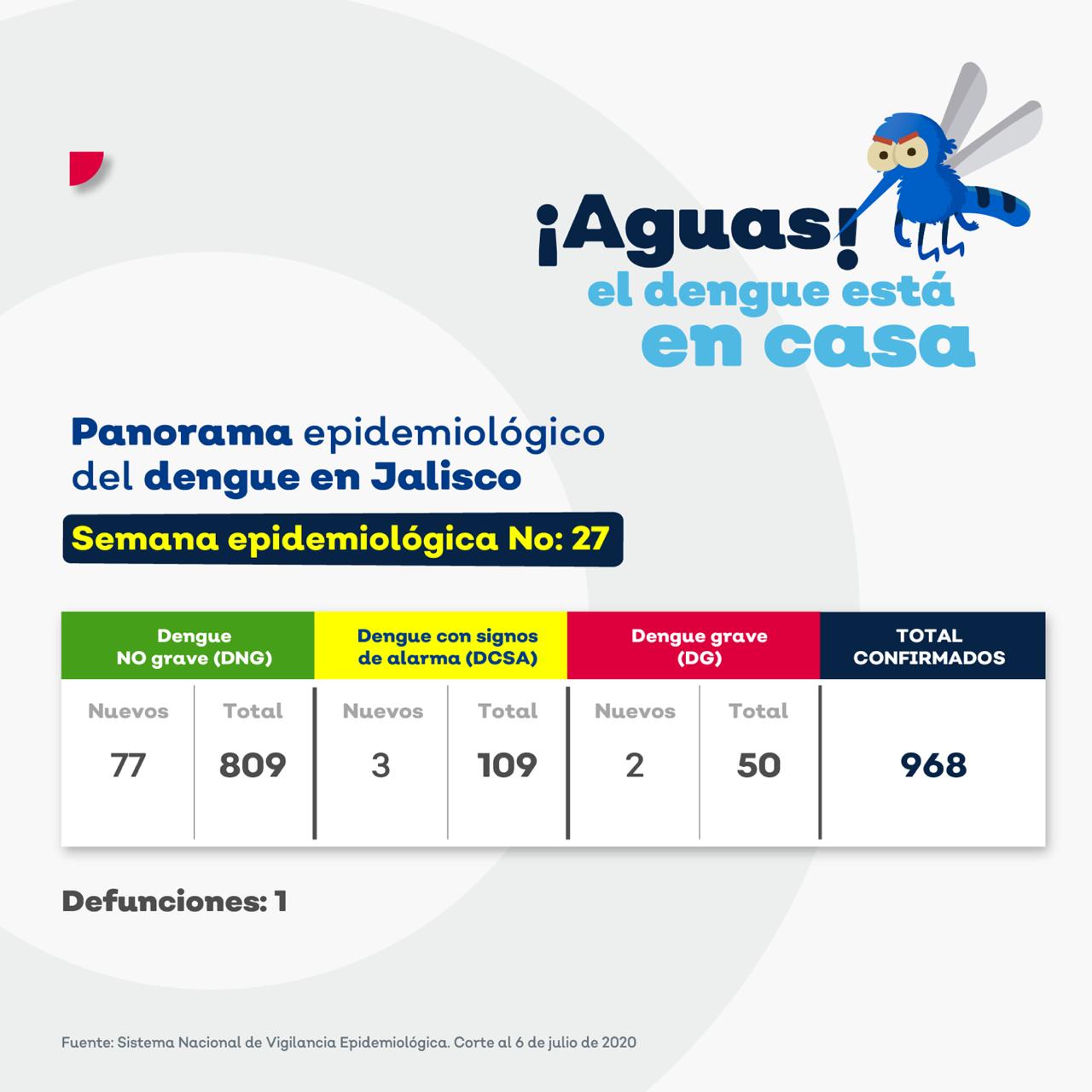Puerto Vallarta tiene 40 casos de dengue; es 8° lugar estatal