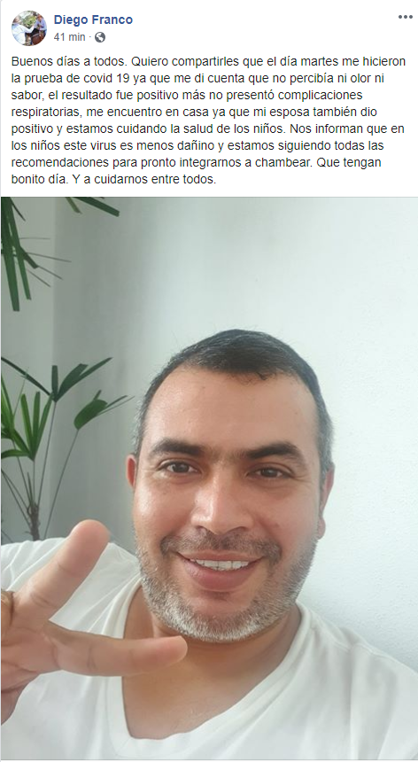 El 'nuevo delfín' de Dávalos confirma que tiene Covid-19 1 El 'nuevo delfín' de Dávalos confirma que tiene Covid-19