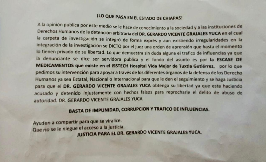 Encarcelan a médico tras la muerte por covid-19 de un “influyente político”